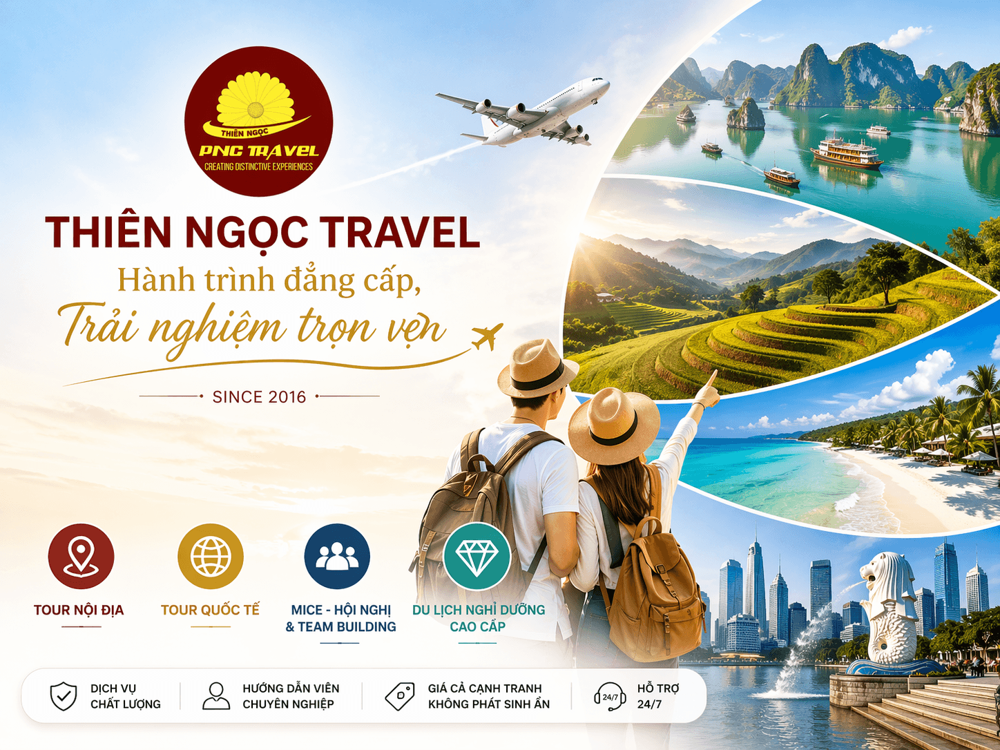 Thiên Ngọc Travel: Hành trình đẳng cấp, trải nghiệm trọn vẹn